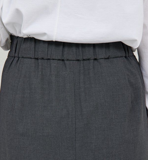  「【セットアップ対応】梳毛ストレッチタイトスカート」|スカート|