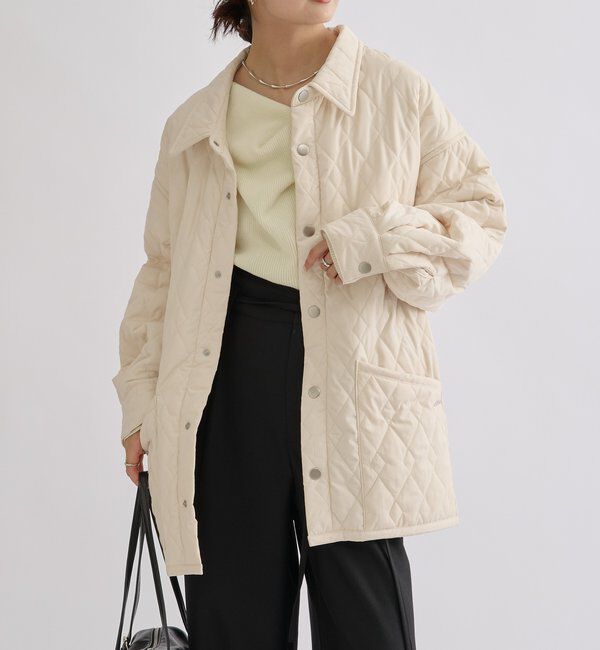  「襟付きキルティングジャケット」|その他|