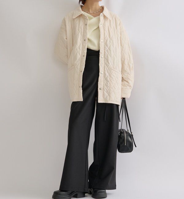  「襟付きキルティングジャケット」|その他|