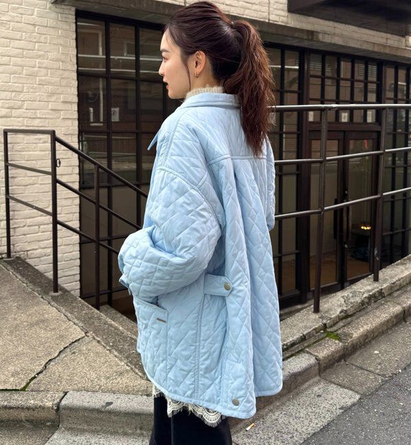  「襟付きキルティングジャケット」|その他|