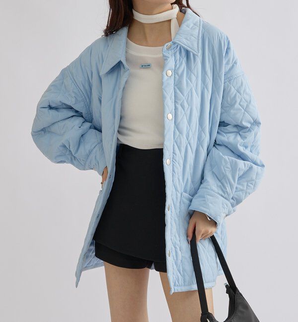  「襟付きキルティングジャケット」|その他|