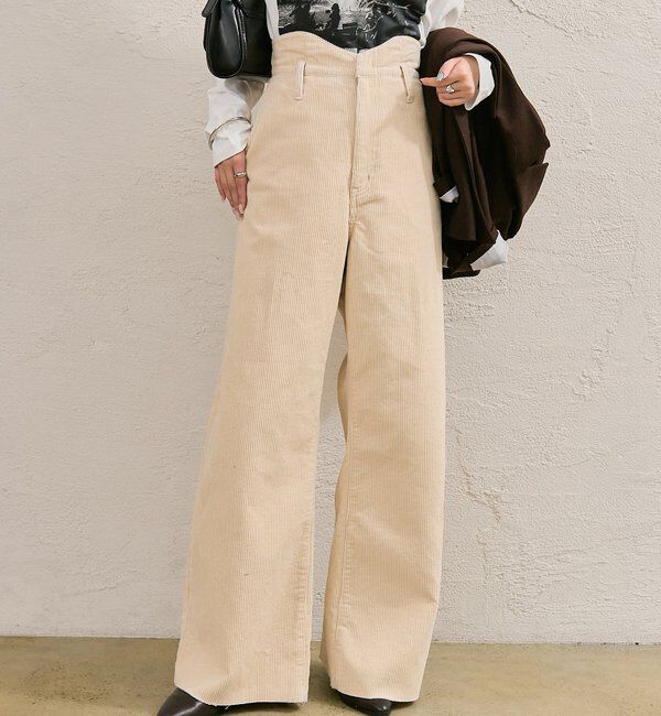  「コーデュロイ ウェーブパンツ」|チノ|