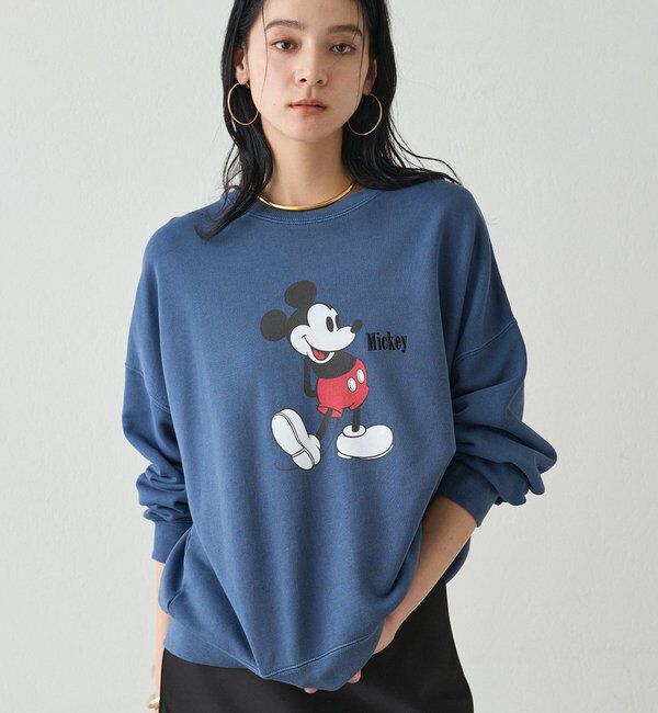  「【GOOD ROCK SPEED】ミッキー/別注スウェットプルオーバー」|Tシャツ・カットソー|ブルー