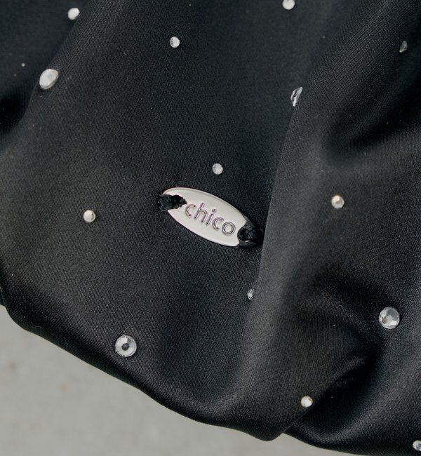  「【SALON by Chico】ビジューデザインリボンショルダーバッグ」|ショルダー・メッセンジャー|