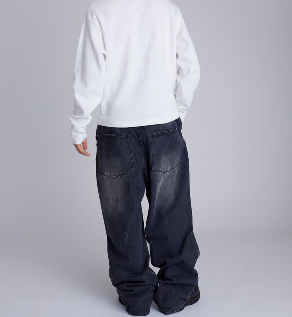  「【Sourcream】Heavy waffle henley tops」|Tシャツ・カットソー|