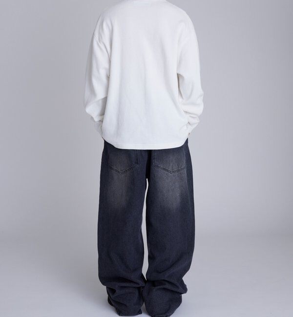  「【Sourcream】Heavy waffle henley tops」|Tシャツ・カットソー|