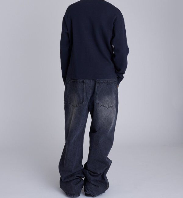  「【Sourcream】Heavy waffle henley tops」|Tシャツ・カットソー|