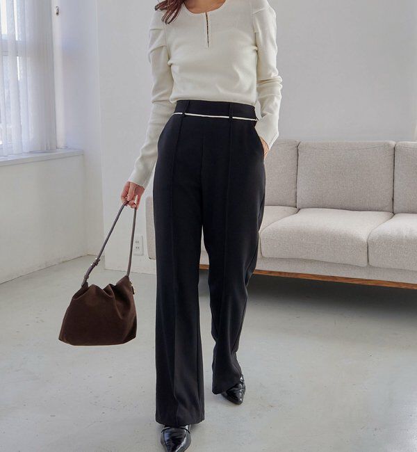  「ホックヘンリーパフニット」|ニット・セーター|