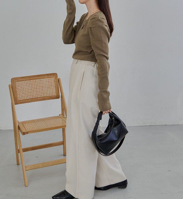  「ホックヘンリーパフニット」|ニット・セーター|