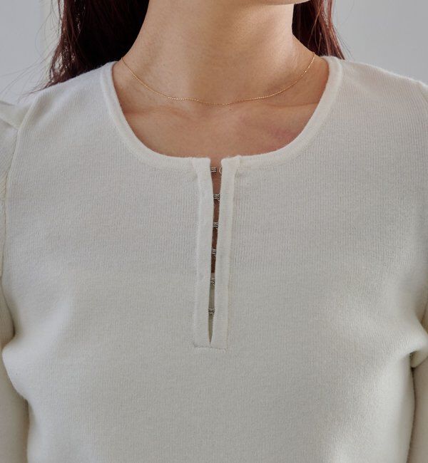  「ホックヘンリーパフニット」|ニット・セーター|