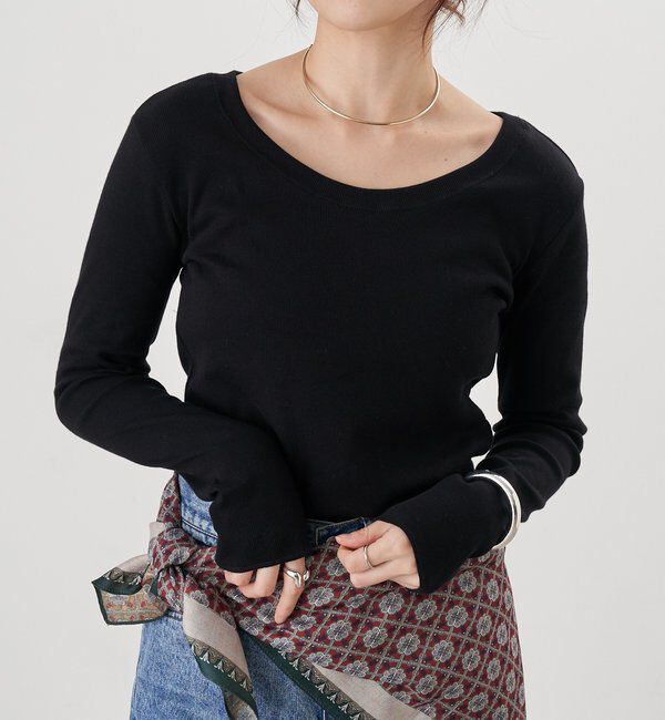  「【26SS予約】ベアテレコロングスリーブカットソー」|Tシャツ・カットソー|ブラック