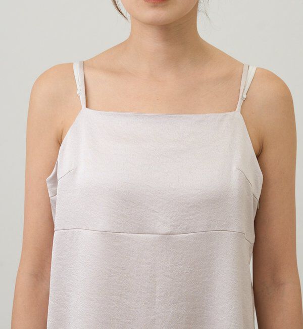  「サテンキャミワンピース」|ワンピース|