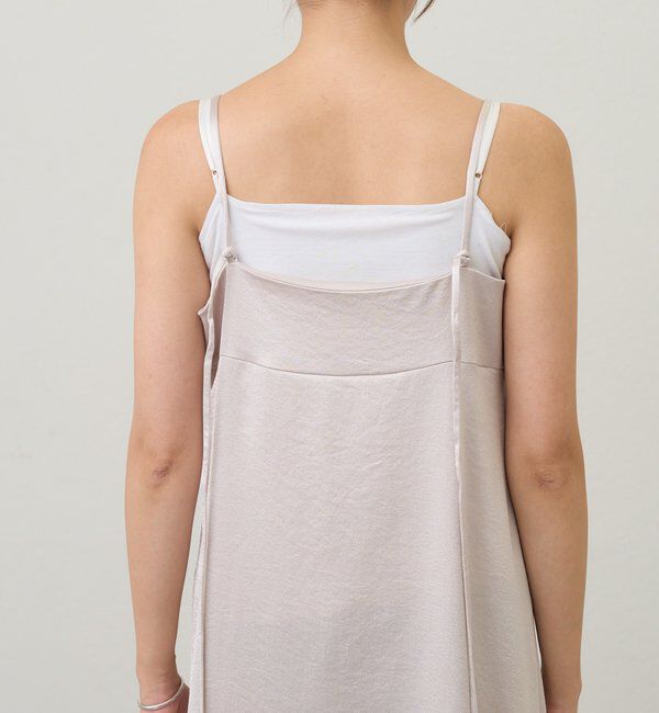  「サテンキャミワンピース」|ワンピース|