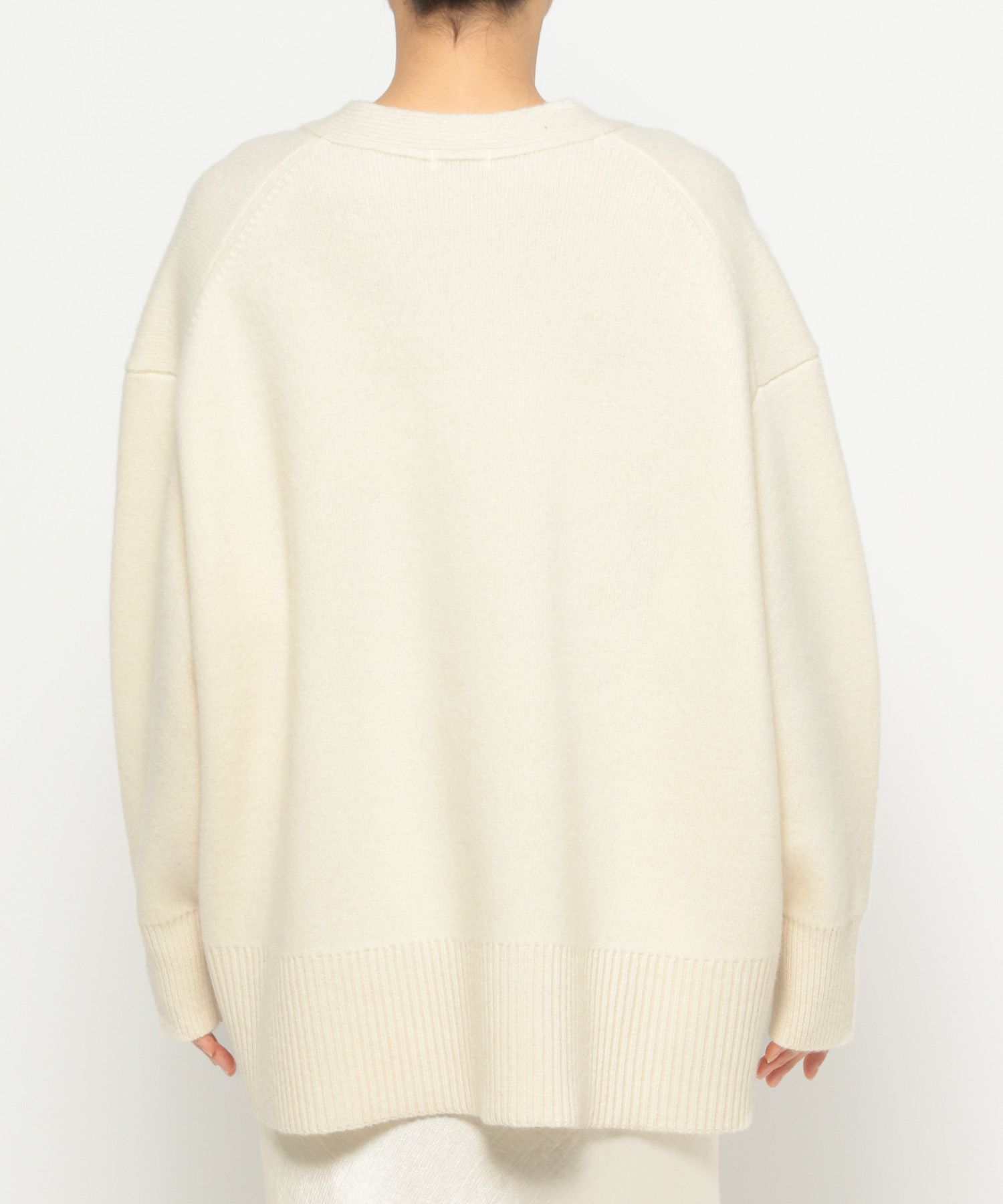 A part by 「カシミヤコンBIG Vネックカーディガン」|ニット・セーター|