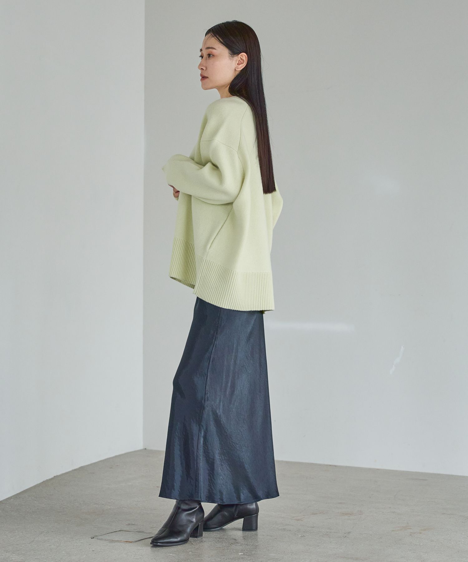 A part by 「カシミヤコンBIG Vネックカーディガン」|ニット・セーター|