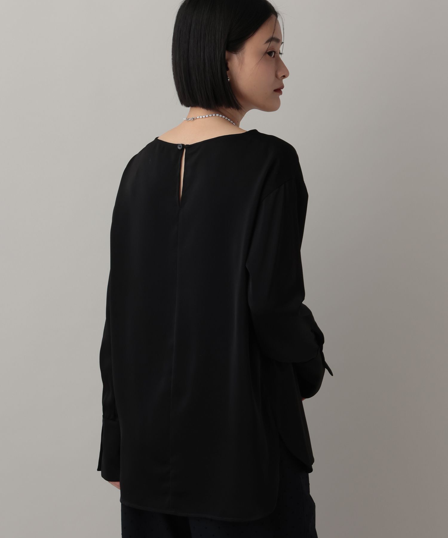 A part by 「サテンブラウス」|シャツ・ブラウス|