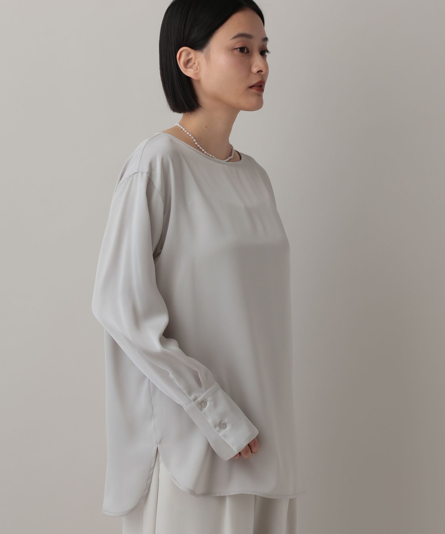 A part by 「サテンブラウス」|シャツ・ブラウス|