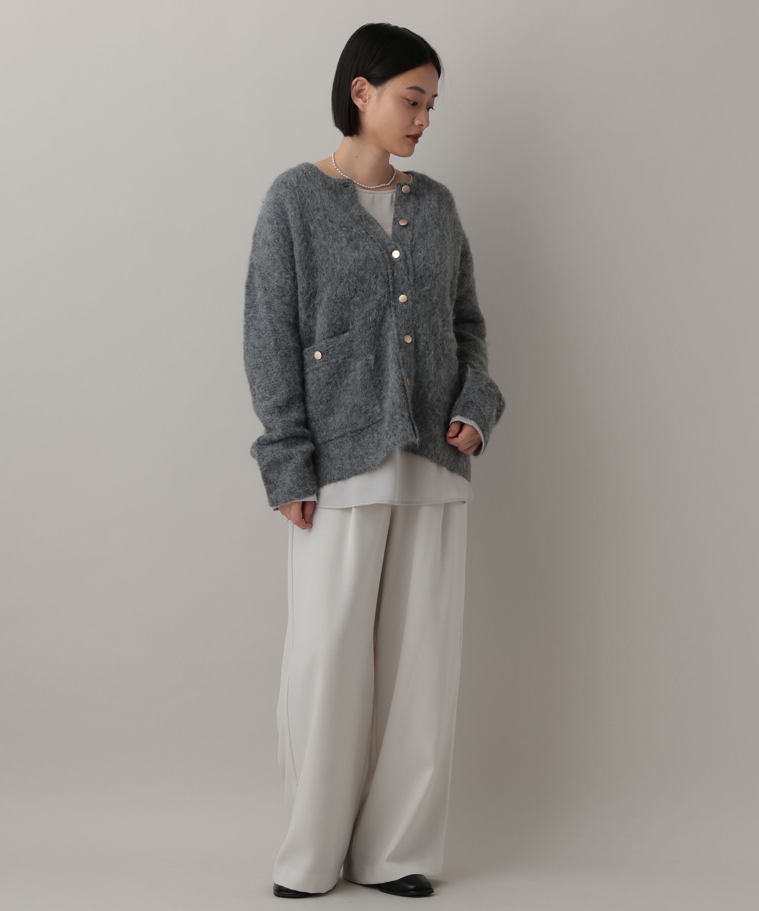 A part by 「サテンブラウス」|シャツ・ブラウス|