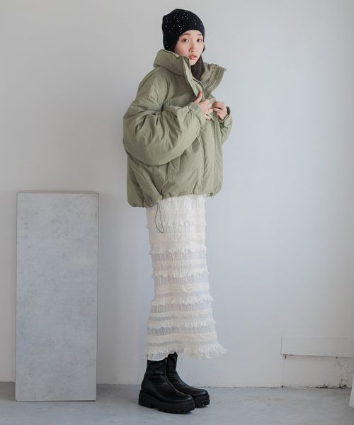 LOWRYS FARM「【撥水加工・保温効果抜群!】モンスターショートコート」|その他|