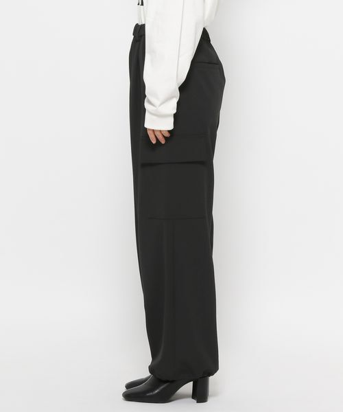 LOWRYS FARM「ルーズポケットワイドパンツ」|チノ|