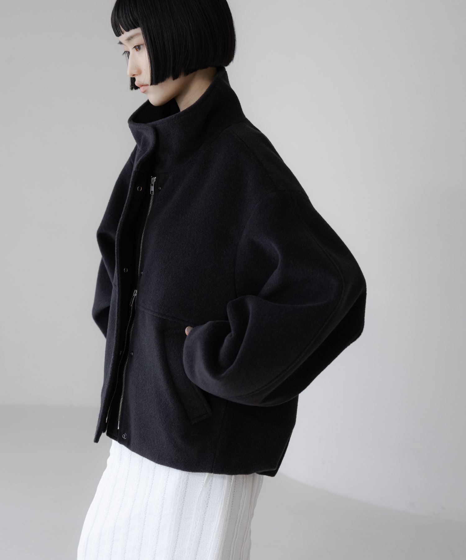 LOWRYS FARM「ウーリーテックスタンドブルゾン」|ブルゾン・スタジャン|