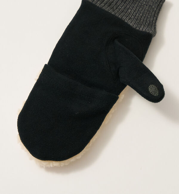 collex「【福田手袋】【タッチパネル対応】ボアミトングローブ」|手袋|