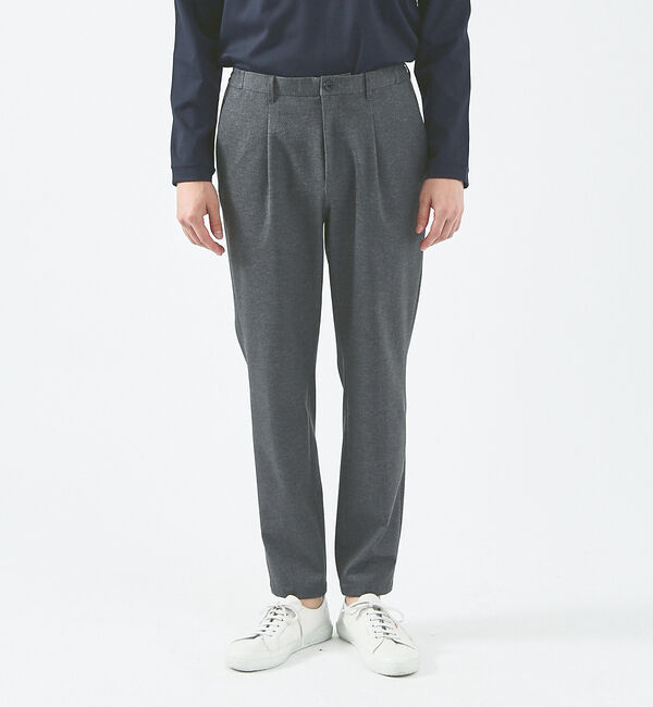 ABAHOUSE「【360&deg;ストレッチ】ポンチ リバープリント イージーパンツ」|スラックス|