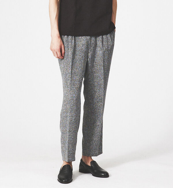 ABAHOUSE「【セットアップ対応】ツイード風 サマースラックス」|スラックス|