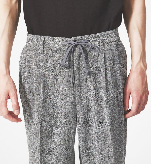 ABAHOUSE「【セットアップ対応】ツイード風 サマースラックス」|スラックス|