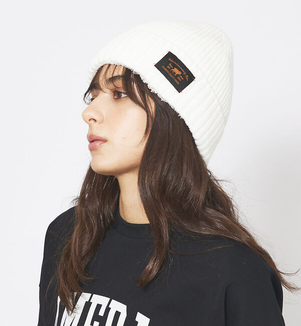 ABAHOUSE「【RUBEN/ルーベン】WAPPEN RIB WATCH/ワッペンリブニットキャ」|その他|