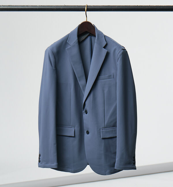 ABAHOUSE「【セットアップ対応/SOLOTEX】4WAYストレッチ ジャケット」|テーラードジャケット|ブルーグレー