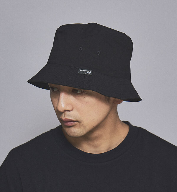 ABAHOUSE「【Cordura NYCO】コーデュラナイコ リップストップ バケットハット」|その他|ブラック