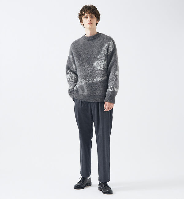 ABAHOUSE「【AH ABAHOUSE】アブストラクト シャギーニット」|ニット・セーター|