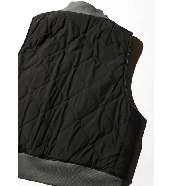 ABAHOUSE「【MADE IN STANDARD】PRINTED MA-1 VEST REVE」|ベスト・ジレ|