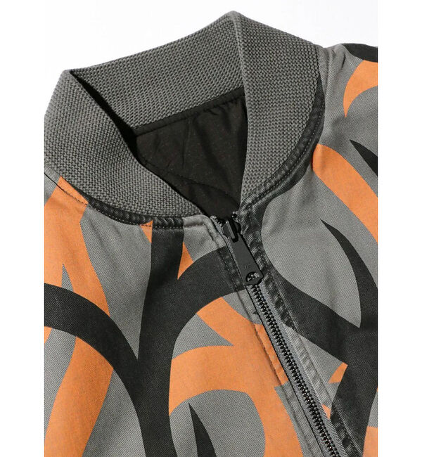 ABAHOUSE「【MADE IN STANDARD】PRINTED MA-1 VEST REVE」|ベスト・ジレ|