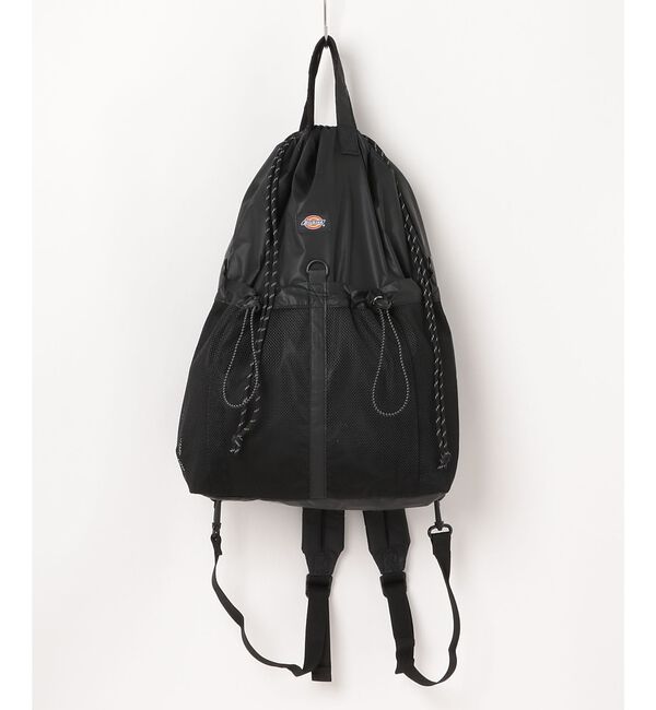 ABAHOUSE「【Dickies / ディッキーズ】SL3WAY MP DS SACK/合成皮革」|リュック|ブラック