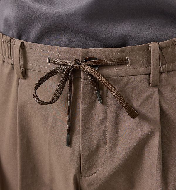 ABAHOUSE「【セットアップ対応】スーパーストレッチ リネンイージースラックス【予約】」|スラックス|