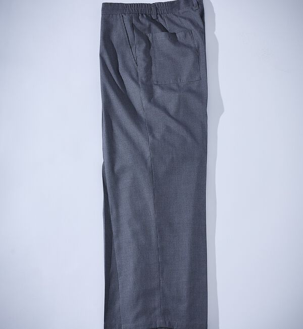 ABAHOUSE「ピンストライプ ワイドストレート イージースラックス / ワイドパンツ【予約】」|その他|