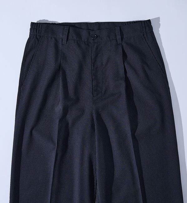 ABAHOUSE「ピンストライプ ワイドストレート イージースラックス / ワイドパンツ【予約】」|その他|