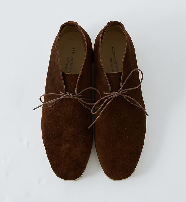 alfredoBANNISTER「【MADE IN JAPAN】ワンアイレット クレープソール チャッカブーツ」|その他|