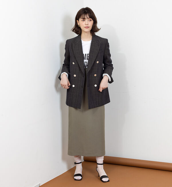 Rouge vif「【XSサイズ展開】【ロングセラー】サスペンダータイトスカート」|スカート|