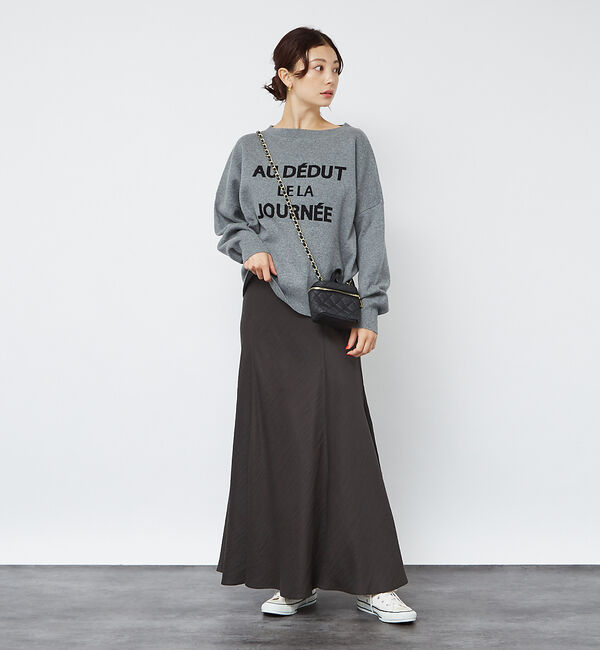 Rouge vif「【一部店舗限定】 ジャガードロゴニット」|ニット・セーター|