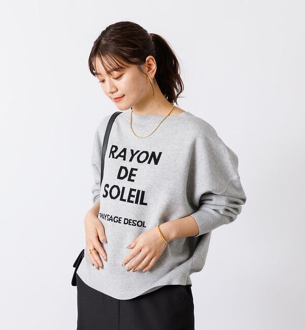 Rouge vif「【一部店舗限定】 ジャガードロゴニット」|ニット・セーター|