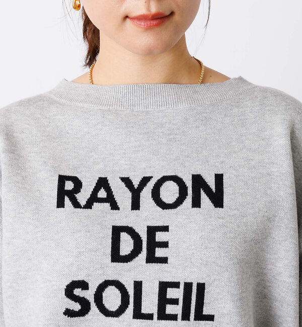 Rouge vif「【一部店舗限定】 ジャガードロゴニット」|ニット・セーター|