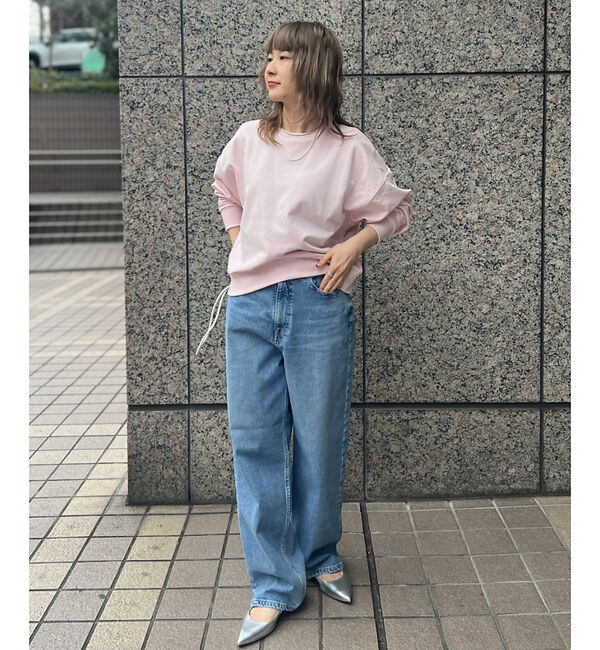 Rouge vif「【MICA&DEAL /マイカアンドディール】ルーズスリーブスウェット」|スウェット・ジャージ|