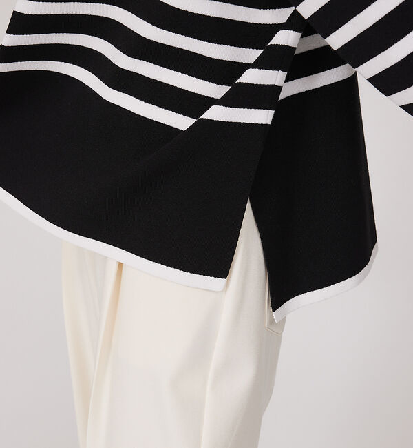 qualite「コットンストレッチニット」|ニット・セーター|