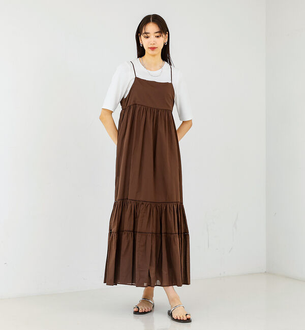 qualite「ハシゴレースキャミワンピース」|ワンピース|