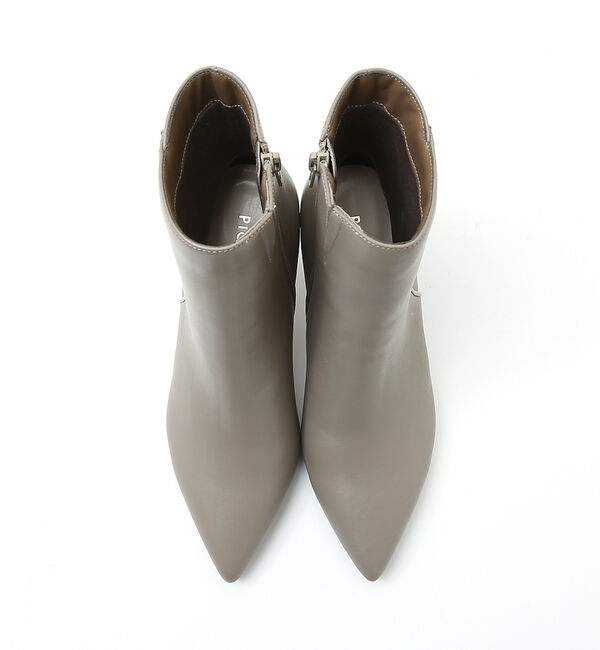 AU BANNISTER「【最高ブーツ/ 6.5cmヒール】ポインテッドトゥショートブーツ」|ショートブーツ|