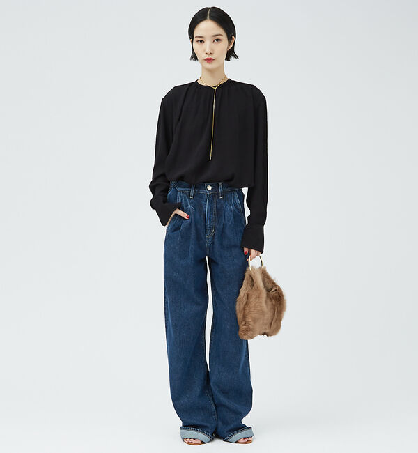 The Store by C' 「【TOTEME】ギャザーネッククレープブラウス」|シャツ・ブラウス|