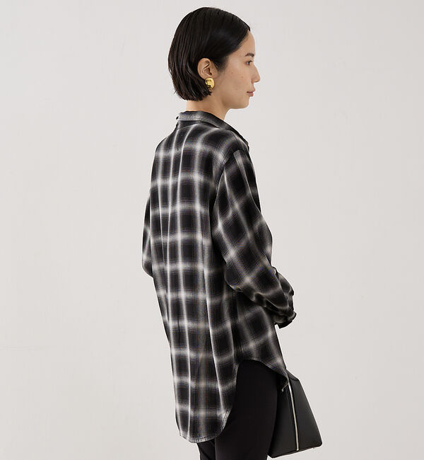 The Store by C' 「【REMI RELIEF】【別注】レーヨンツイルチェックシャツ」|シャツ・ブラウス|